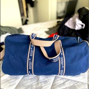 Navy Canvas Bank of America Duffle Bag